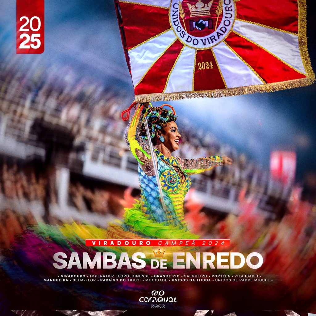 Grande Rio desponta como a escola campeã do Carnaval 2025 do Rio de Janeiro no quesito samba de enredo