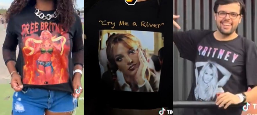 Britney x Timberlake: Fã viraliza contando camisas de princesa do pop no show do cantor