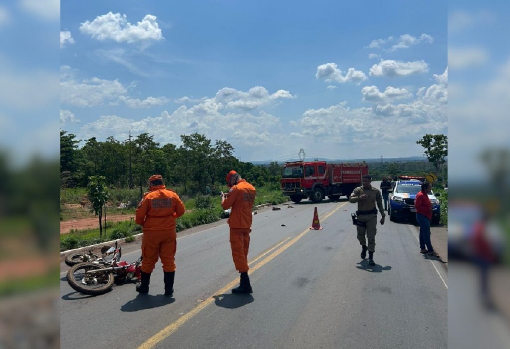 Acidente entre moto e carro deixa um morto e feridos na TO-335