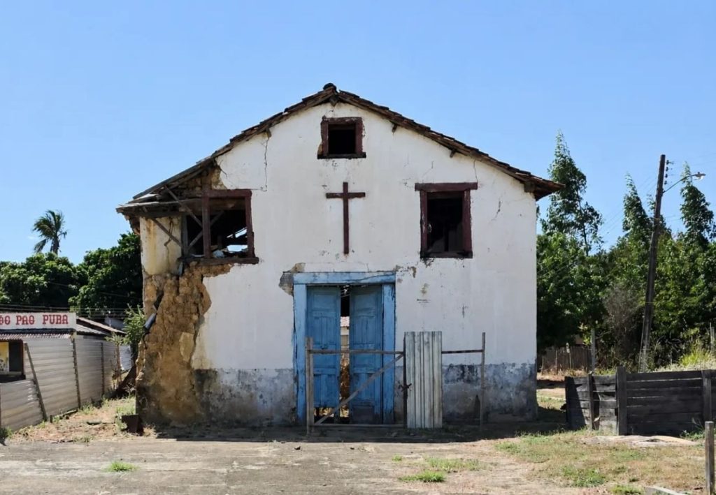 MP aciona Justiça para evitar desabamento de igreja do século 18 no interior do TO